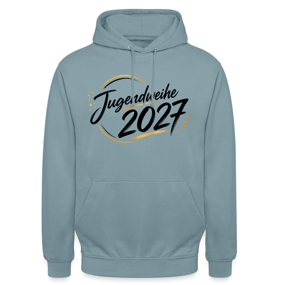 Unisex Hoodie "Jahreslogo 2027" - Nebelblau