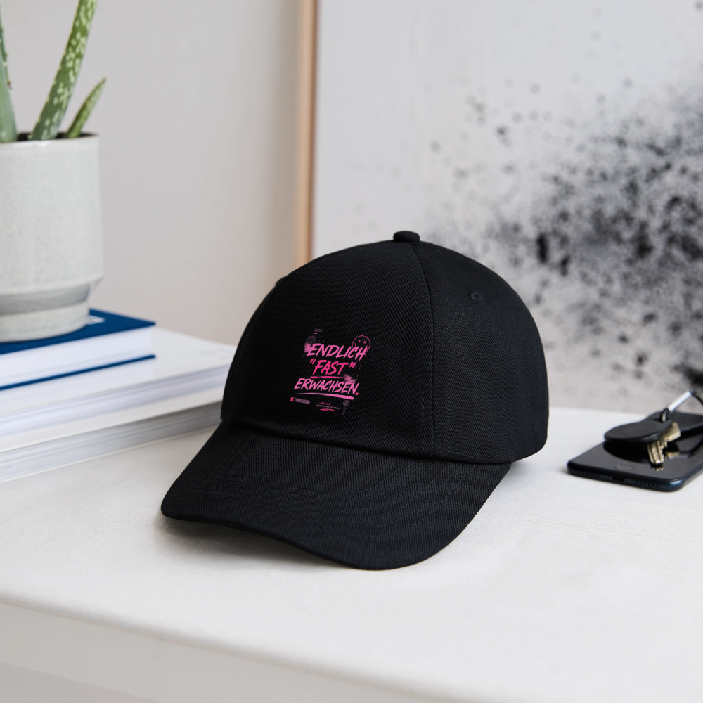Baseballkappe "fast Erwachsen pink" - Schwarz/Schwarz