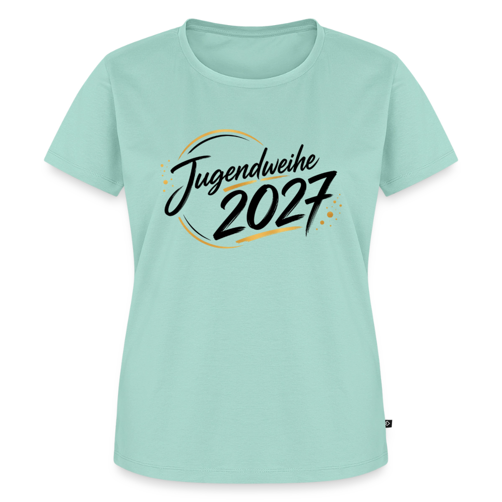 Frauen Premium T-Shirt nachhaltig "Jahreslogo 2027" - Mint 