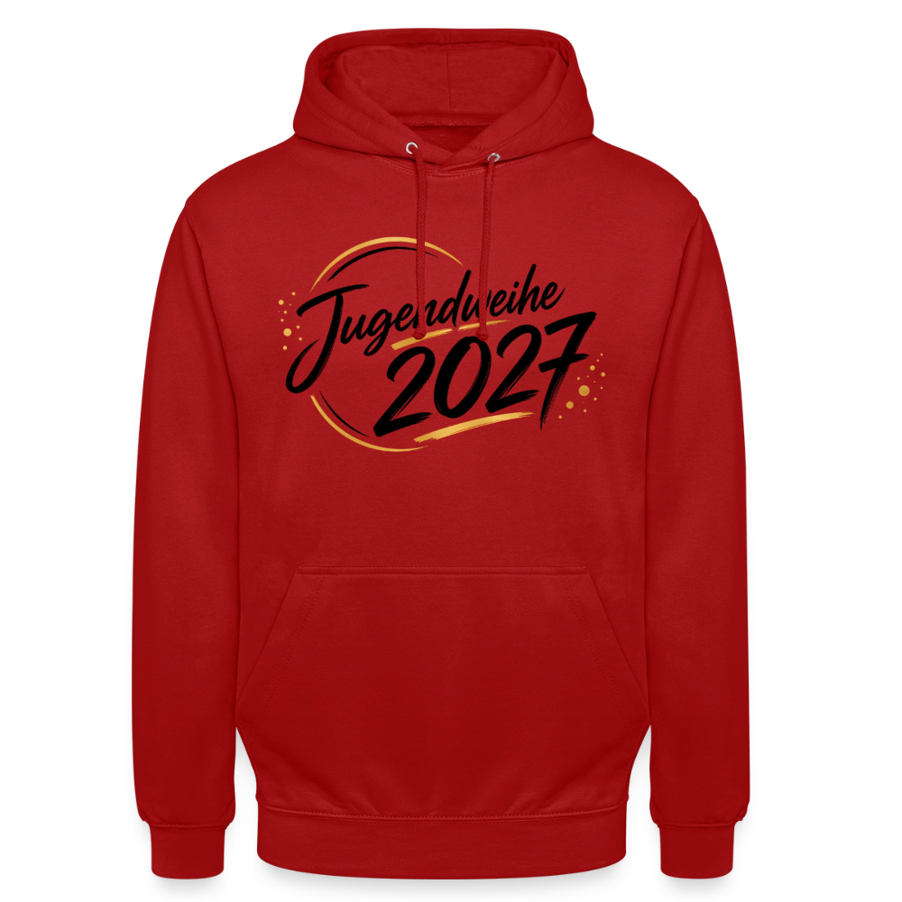 Unisex Hoodie "Jahreslogo 2027" - Rot
