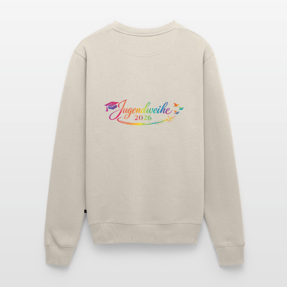 Männer Premium Pullover " Jahreslogo 2026" - Beige