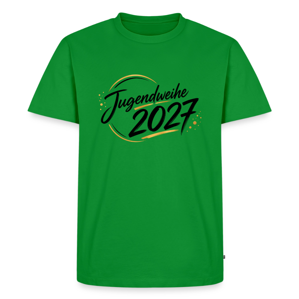 Männer Premium T-Shirt "Jahreslogo 2027" - Grün