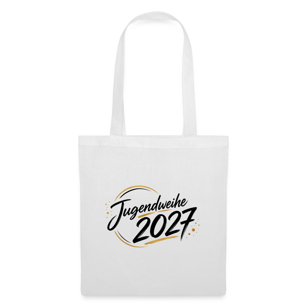 Stoffbeutel. "Jahreslogo 2027" - Weiß