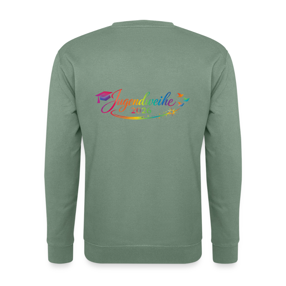 Unisex Pullover " Jahreslogo 2026" - Graugrün