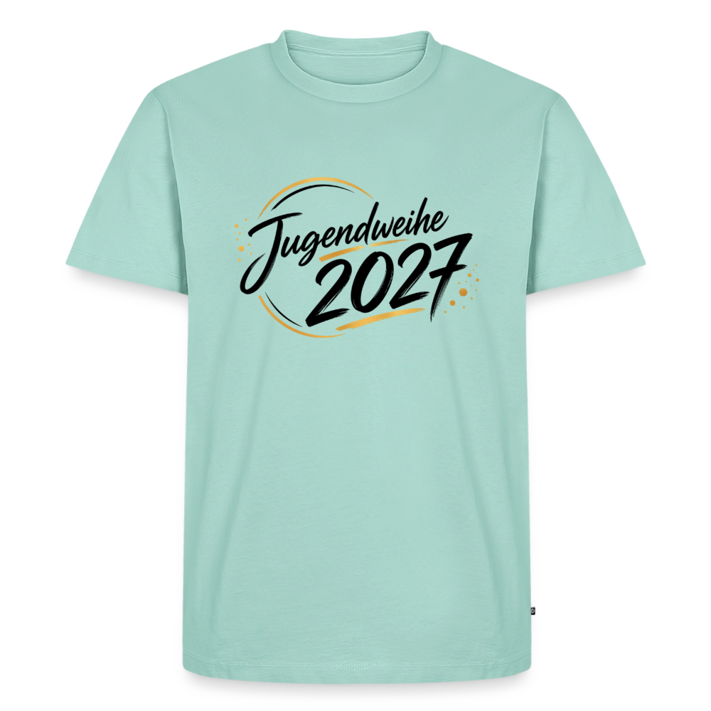 Männer Premium T-Shirt "Jahreslogo 2027" - Mint 