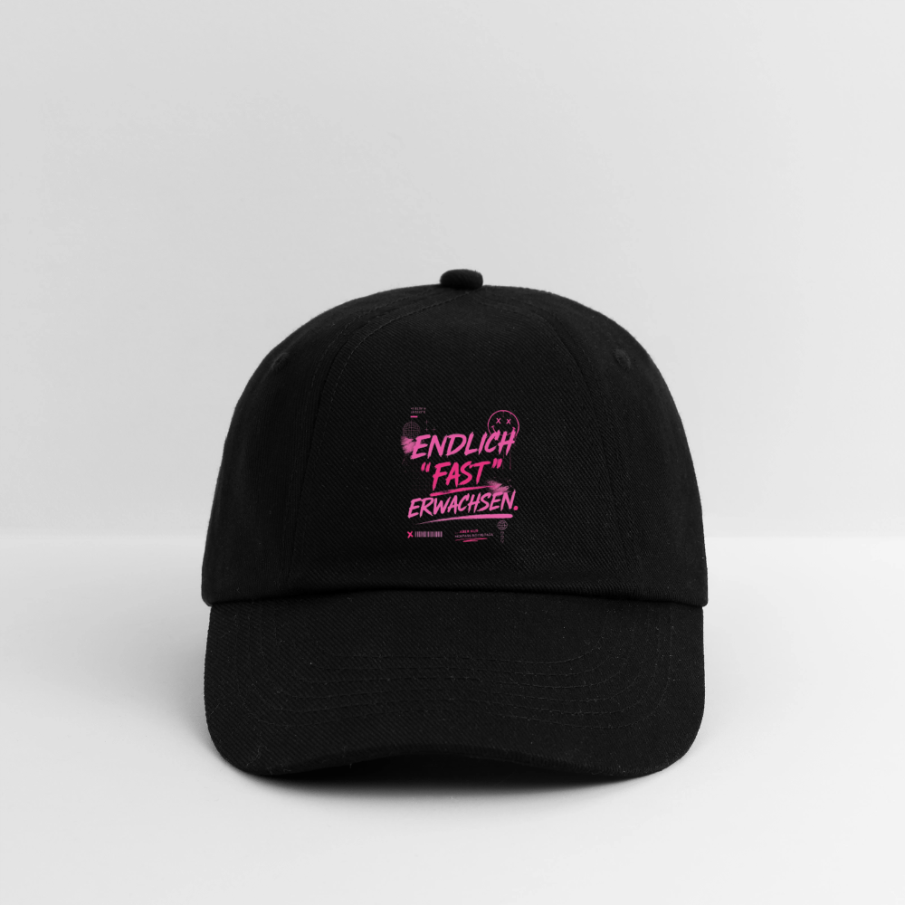 Baseballkappe "fast Erwachsen pink" - Schwarz/Schwarz