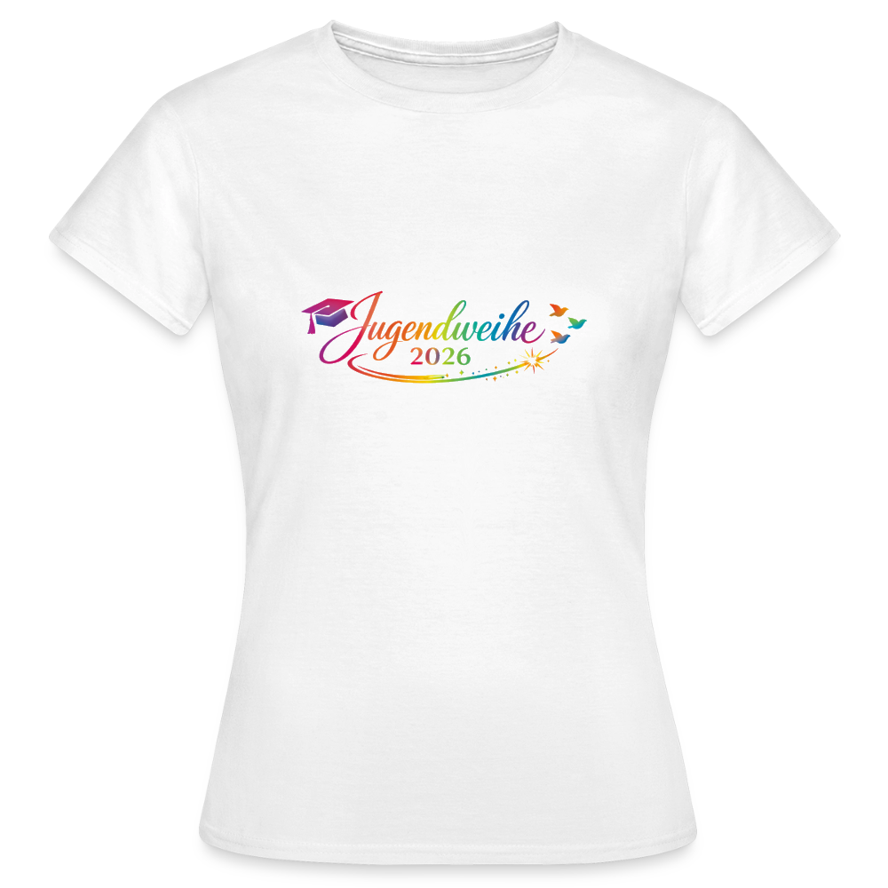 Frauen T-Shirt "Jahreslogo 2026" - Weiß