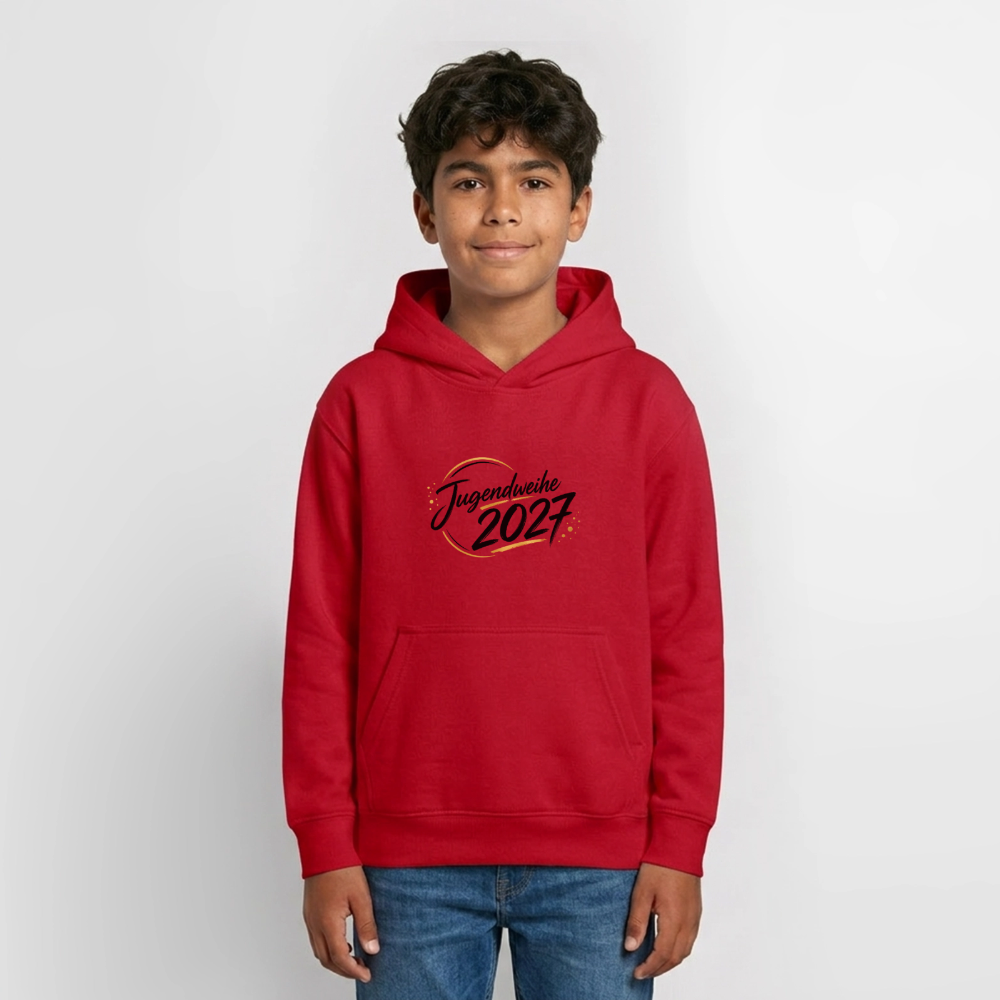 Teenager Hoodie "Jahreslogo 2027" - Rot