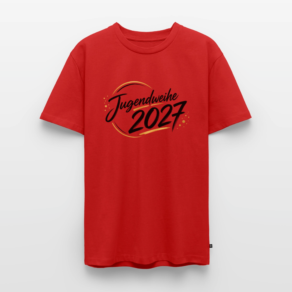 Männer Premium T-Shirt "Jahreslogo 2027" - Rot