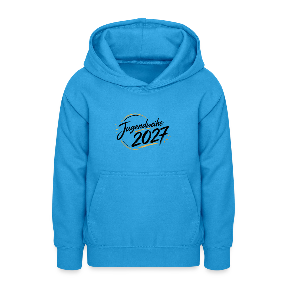 Teenager Hoodie "Jahreslogo 2027" - Meeresblau