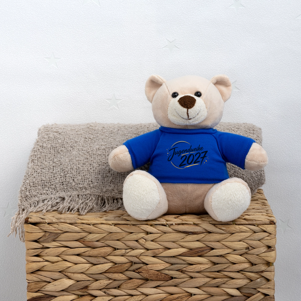 Teddy mit Jahreslogo 2027 - Königsblau