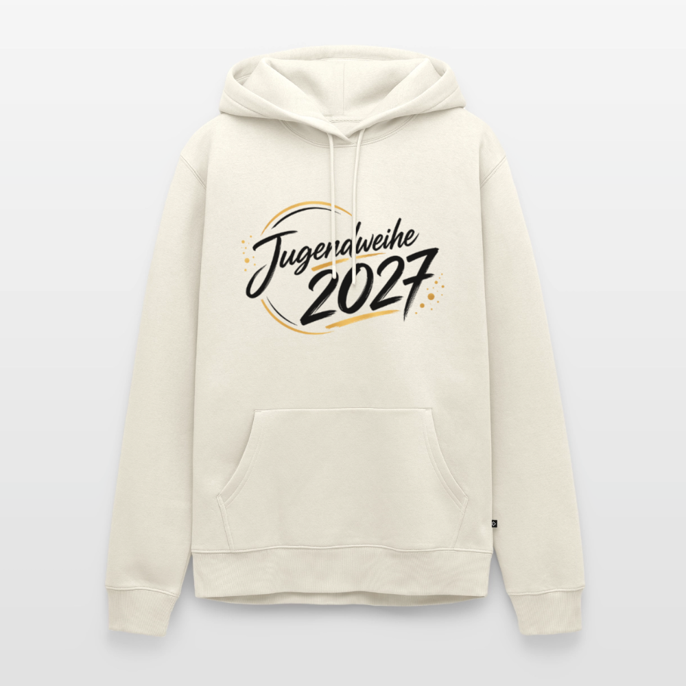 Männer Premium Hoodie "Jahreslogo 2027" - Naturweiß