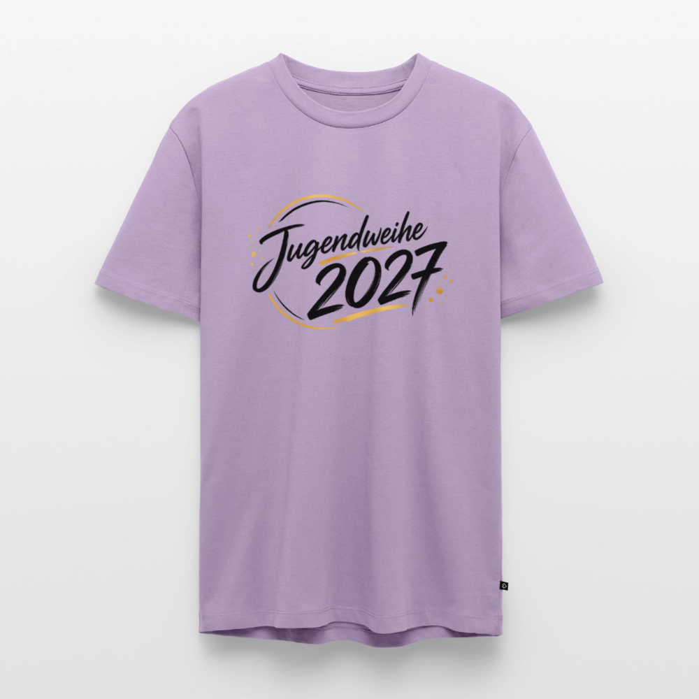 Männer Premium T-Shirt "Jahreslogo 2027" - Lavendel