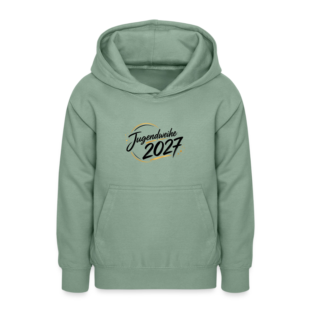 Teenager Hoodie "Jahreslogo 2027" - Graugrün