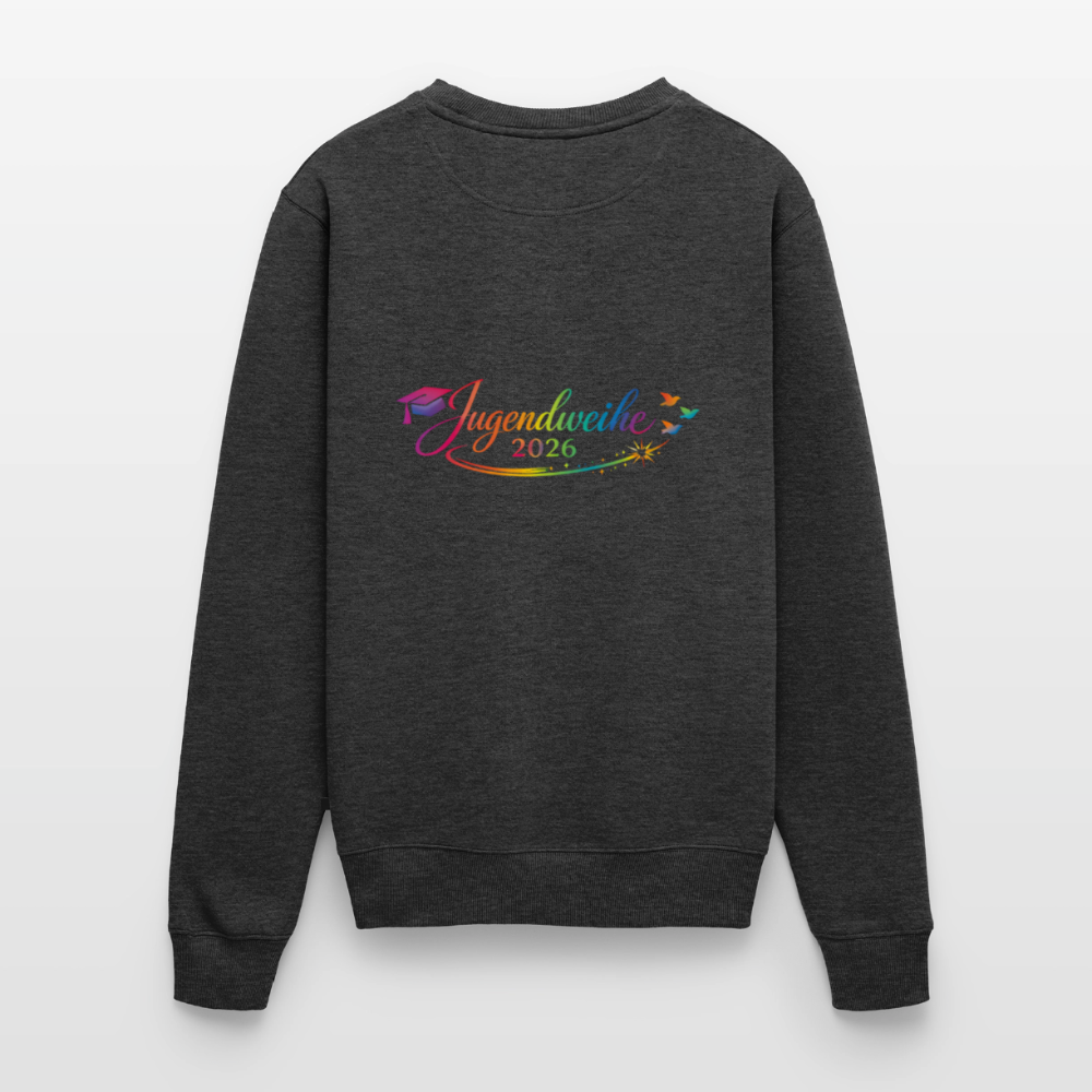 Männer Premium Pullover " Jahreslogo 2026" - Anthrazit meliert