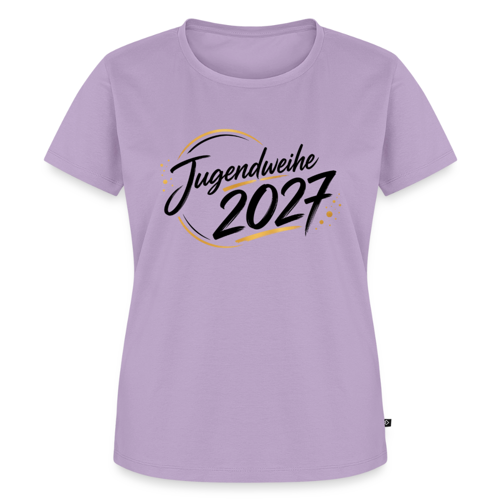 Frauen Premium T-Shirt nachhaltig "Jahreslogo 2027" - Lavendel