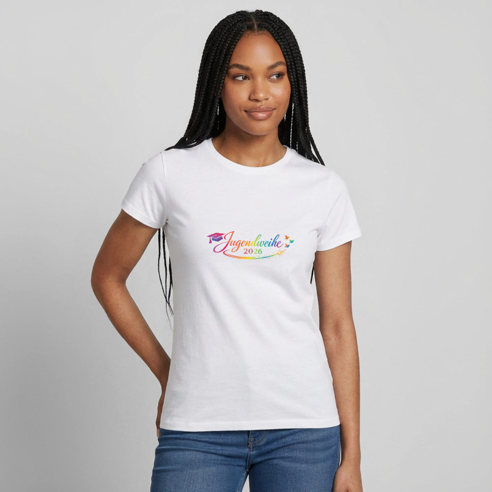 Frauen T-Shirt "Jahreslogo 2026" - Weiß