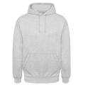 Unisex Hoodie "fast Erwachsen pink" - Hellgrau meliert