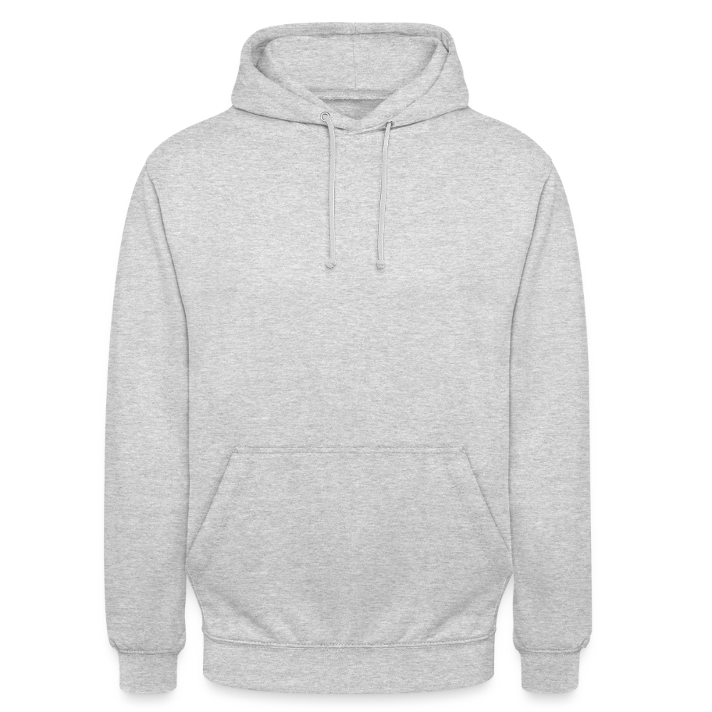 Unisex Hoodie "fast Erwachsen pink" - Hellgrau meliert