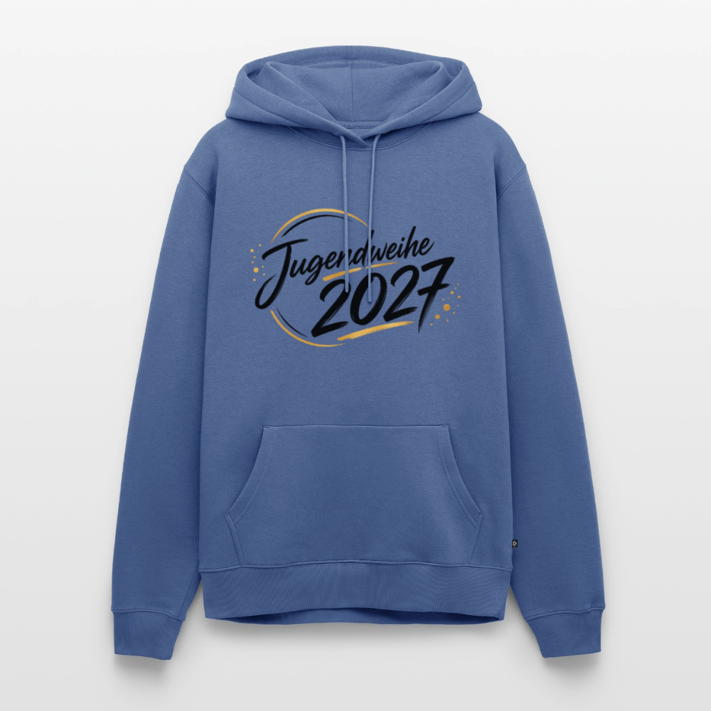 Männer Premium Hoodie "Jahreslogo 2027" - Taubenblau
