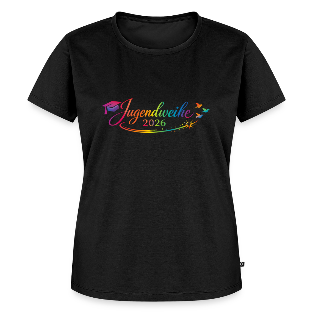 Frauen Premium T-Shirt nachhaltig "Jahreslogo 2026" - Schwarz