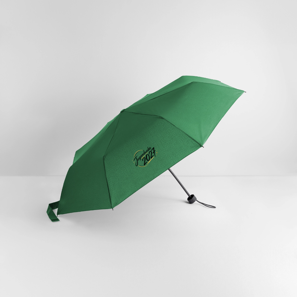 Regenschirm (klein) "Jahreslogo 2027" - Flaschengrün