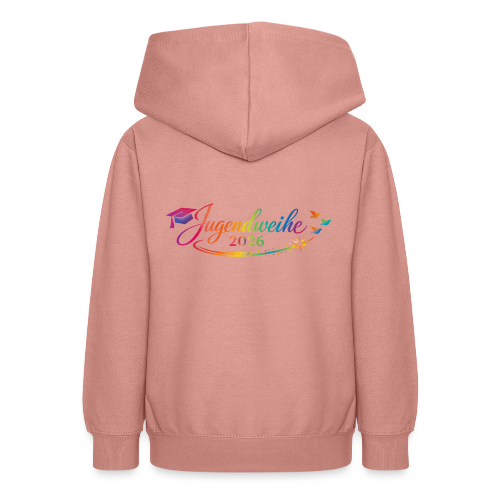 Teenager Hoodie "Jahreslogo 2026" - Altrosa