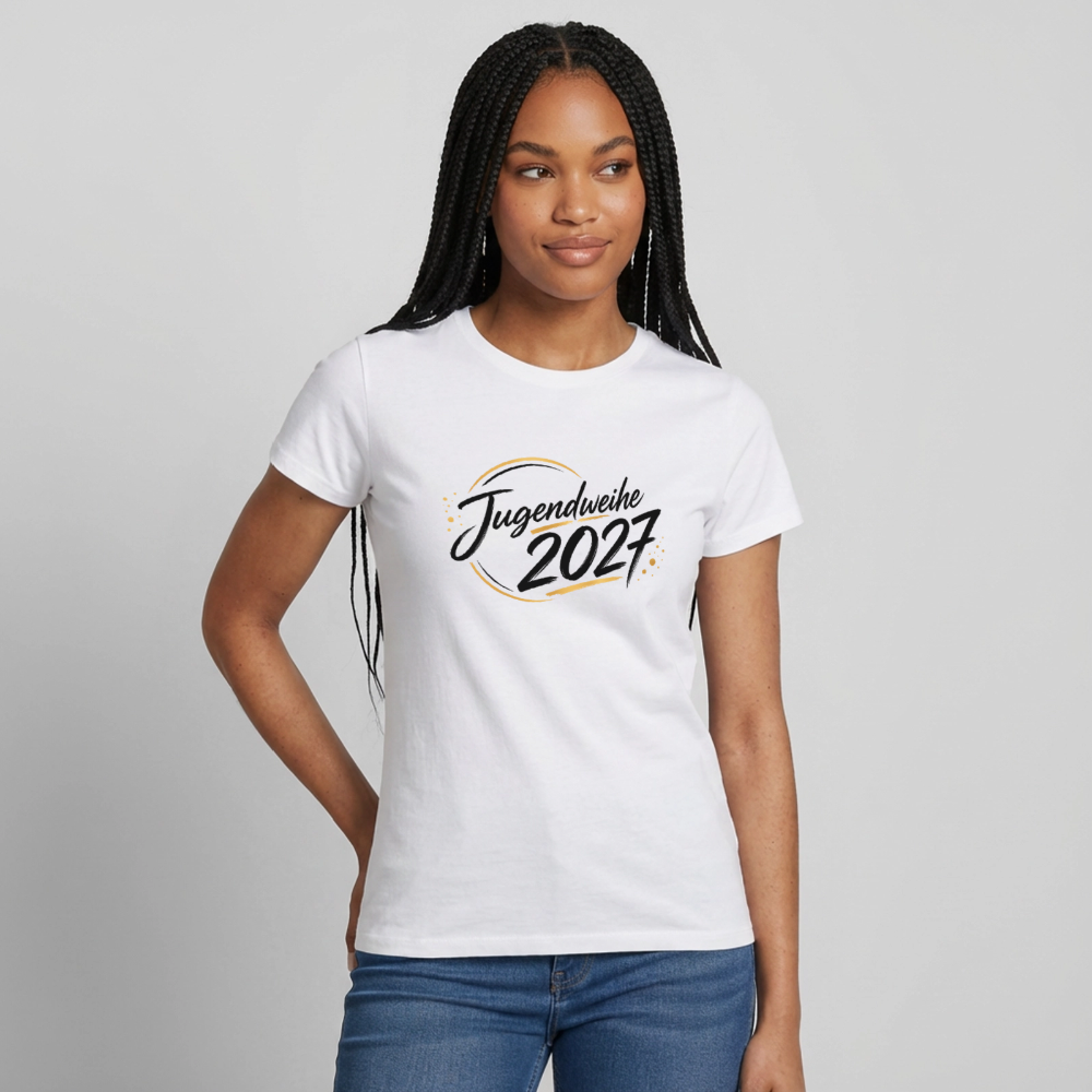 Frauen T-Shirt "Jahreslogo 2027" - Weiß
