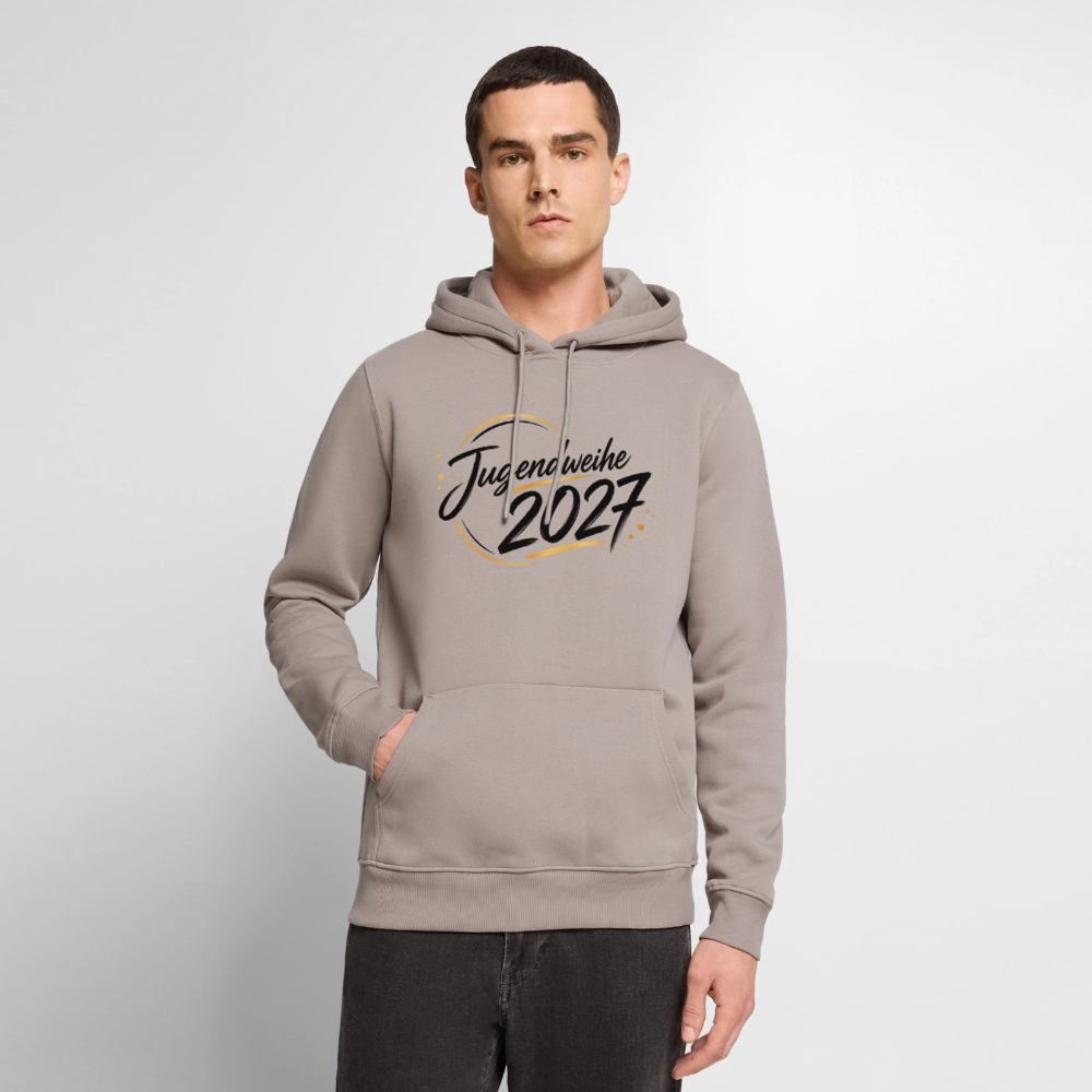 Männer Premium Hoodie "Jahreslogo 2027" - Taupe