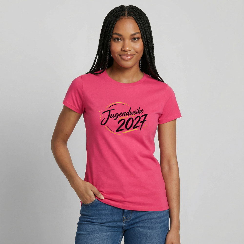 Frauen T-Shirt "Jahreslogo 2027" - Azalea