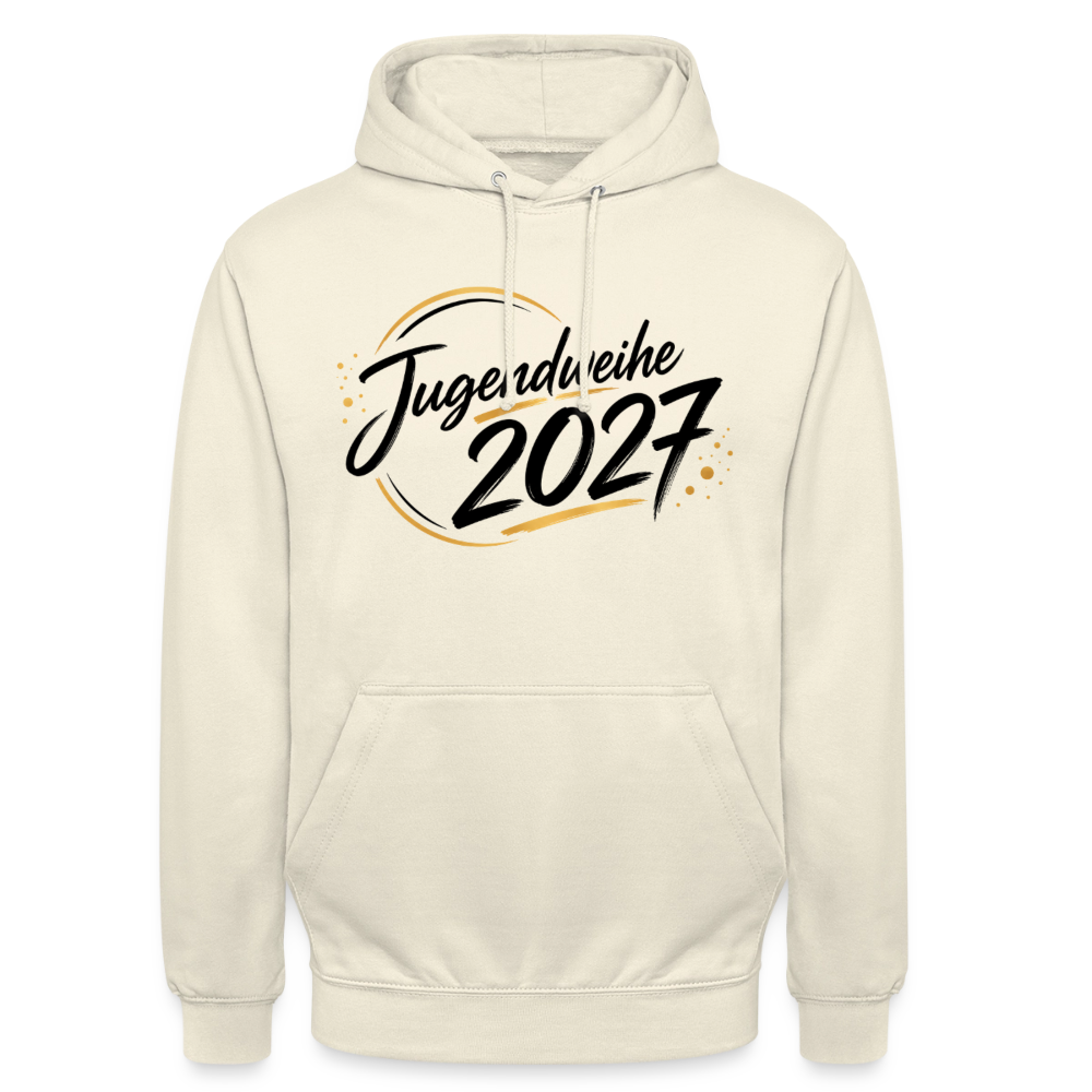 Unisex Hoodie "Jahreslogo 2027" - Vanille-Milchshake