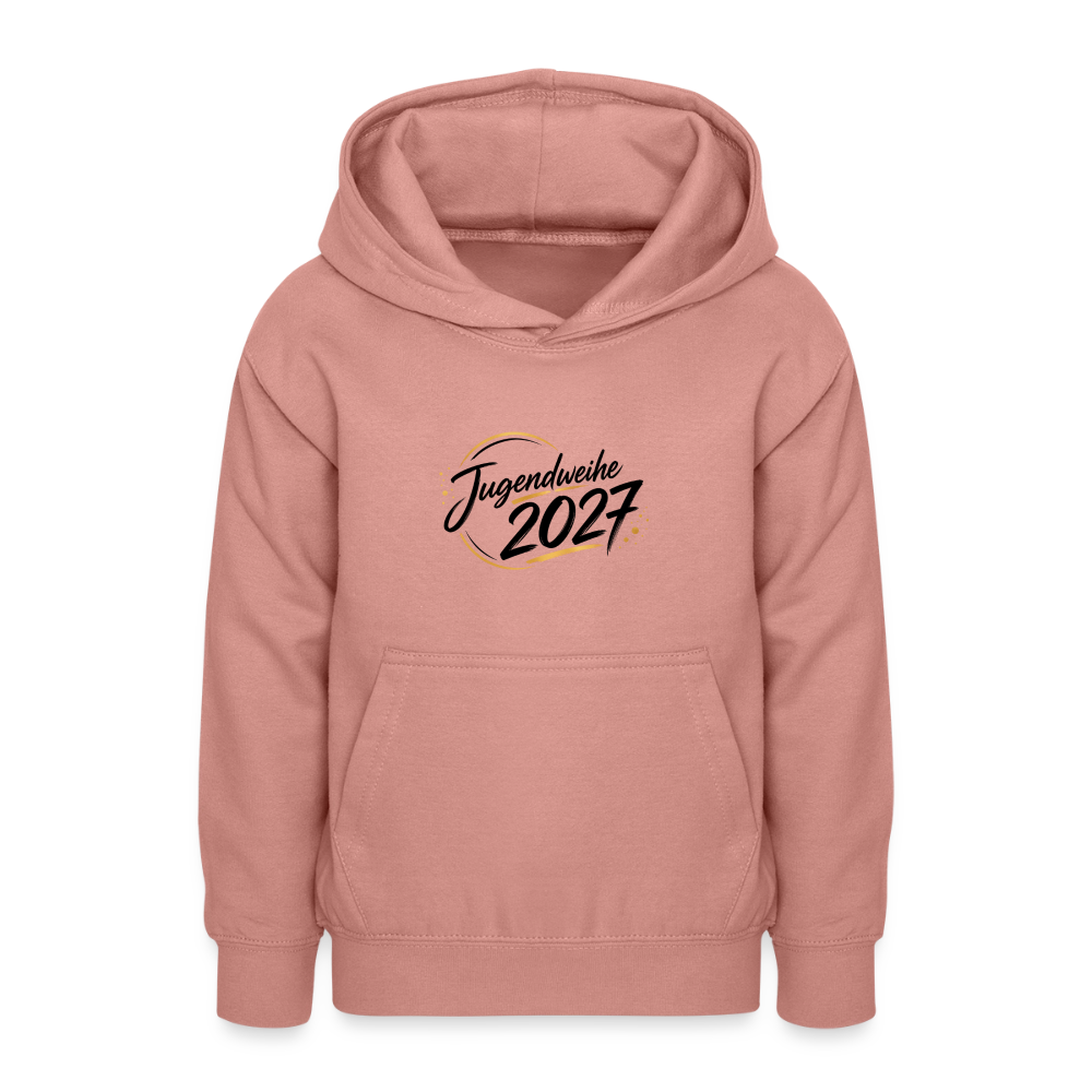 Teenager Hoodie "Jahreslogo 2027" - Altrosa