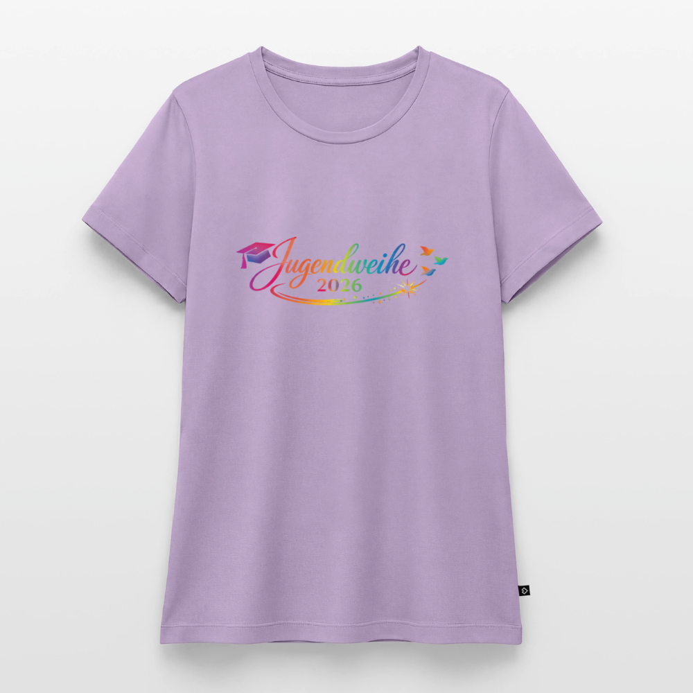 Frauen Premium T-Shirt nachhaltig "Jahreslogo 2026" - Lavendel