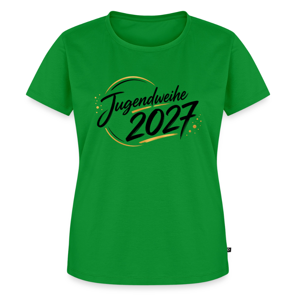 Frauen Premium T-Shirt nachhaltig "Jahreslogo 2027" - Grün