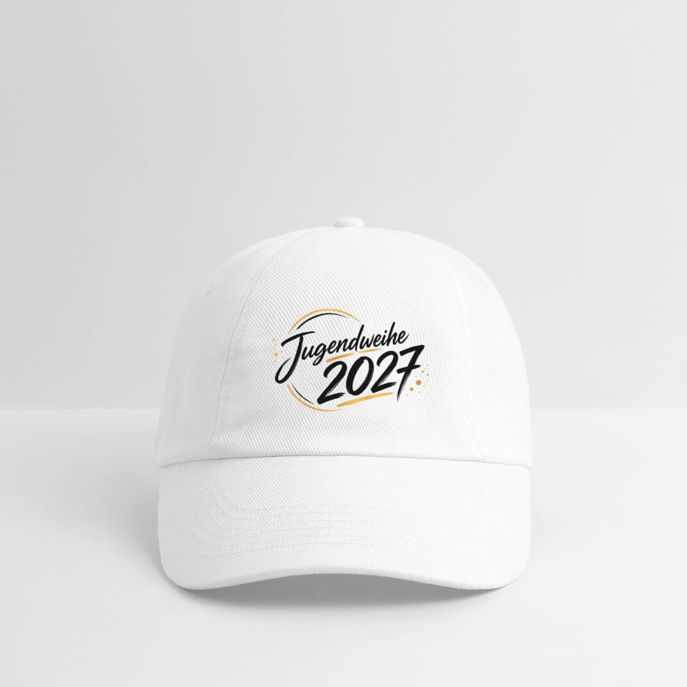 Baseballkappe "Jahreslogo 2027" - Weiß/Weiß