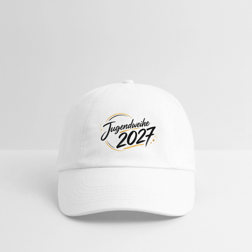 Baseballkappe "Jahreslogo 2027" - Weiß/Weiß