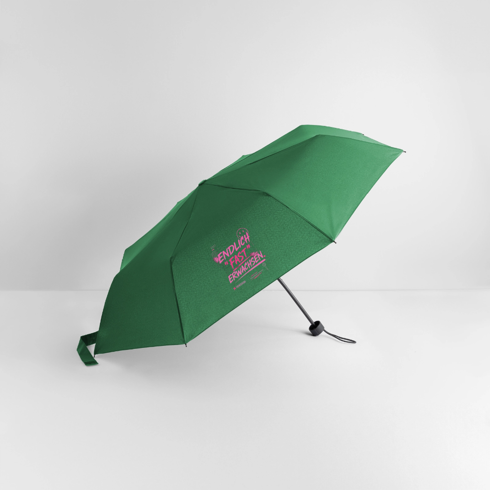 Regenschirm (klein) "fast Erwachsen pink"" - Flaschengrün