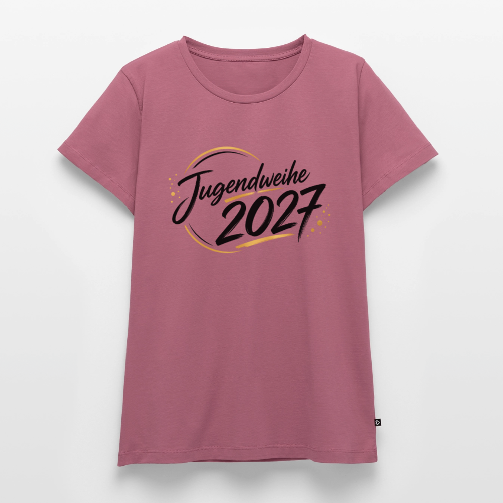 Frauen Premium T-Shirt nachhaltig "Jahreslogo 2027" - Mauve