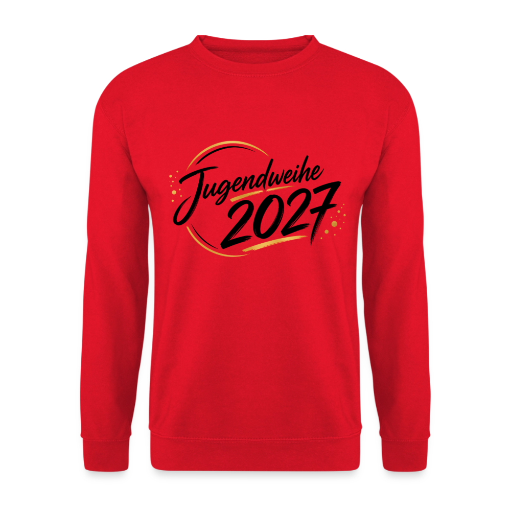 Unisex Pullover " Jahreslogo 2027" - Rot