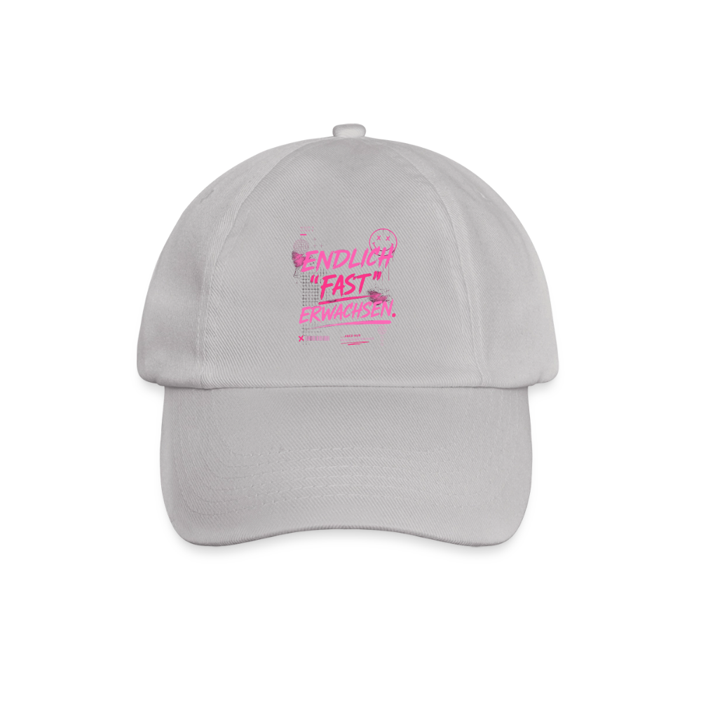 Baseballkappe "fast Erwachsen pink" - Grau