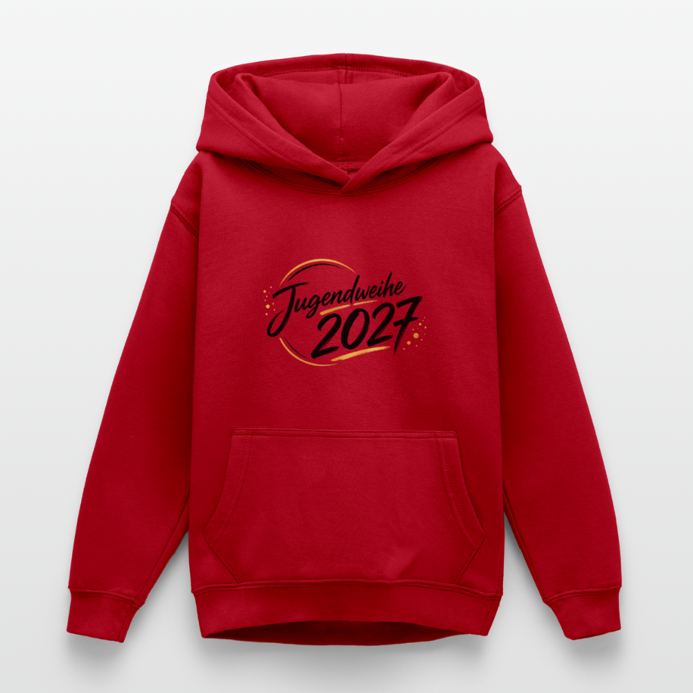 Teenager Hoodie "Jahreslogo 2027" - Rot
