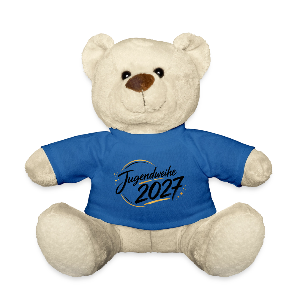 Teddy mit Jahreslogo 2027 - Königsblau