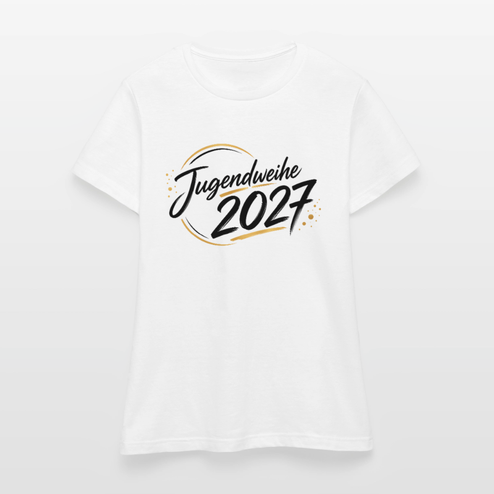 Frauen T-Shirt "Jahreslogo 2027" - Weiß