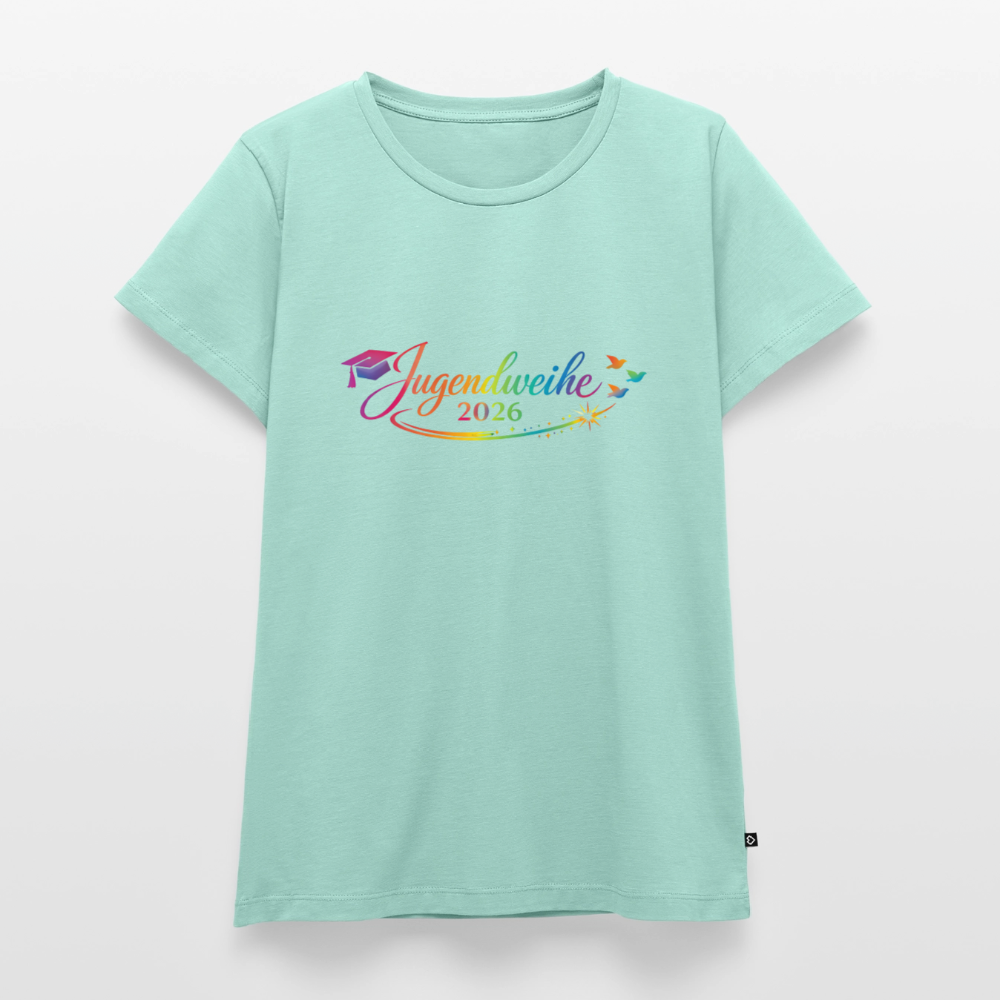 Frauen Premium T-Shirt nachhaltig "Jahreslogo 2026" - Mint 