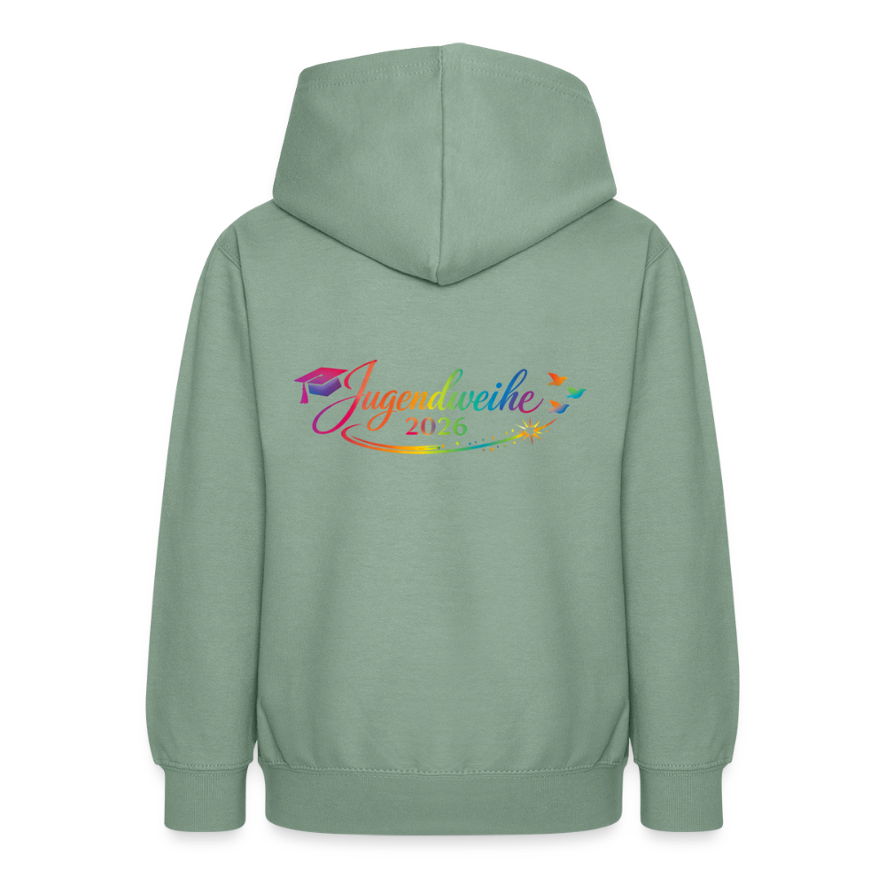 Teenager Hoodie "Jahreslogo 2026" - Graugrün