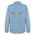 Männer Jeanshemd Organic von Stanley/Stella "Jahreslogo 2026" - verwaschenes Hellblau