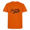 Männer Premium T-Shirt Nachhaltig " Jahreslogo 2027" - Orange 