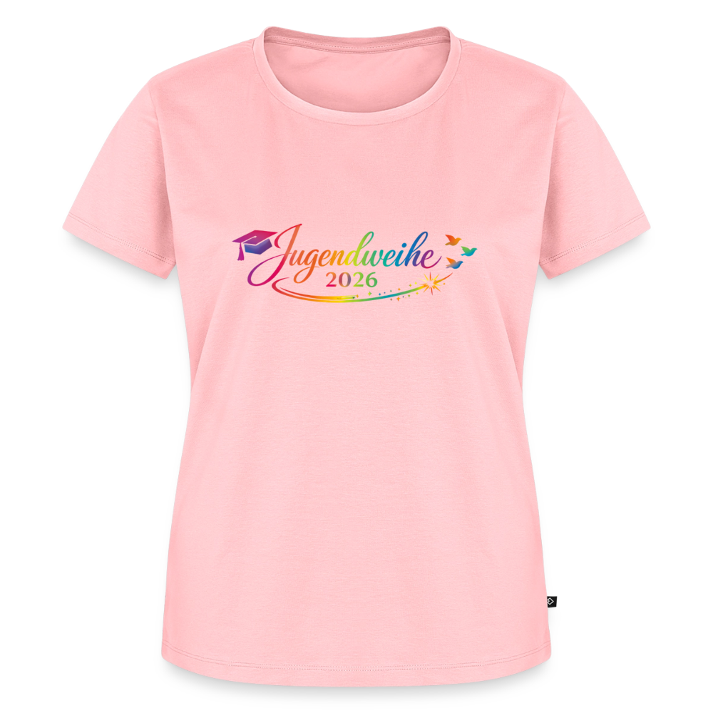 Frauen Premium T-Shirt nachhaltig "Jahreslogo 2026" - Rosa