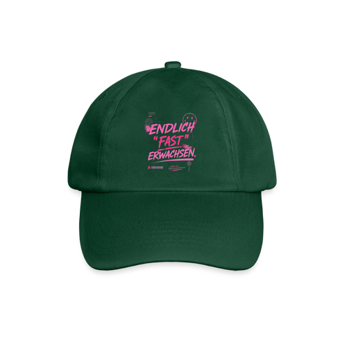 Baseballkappe "fast Erwachsen pink" - Flaschengrün