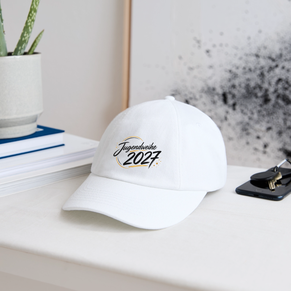 Baseballkappe "Jahreslogo 2027" - Weiß/Weiß